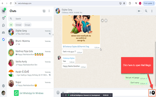 ChatGPT for WhatsApp screenshot