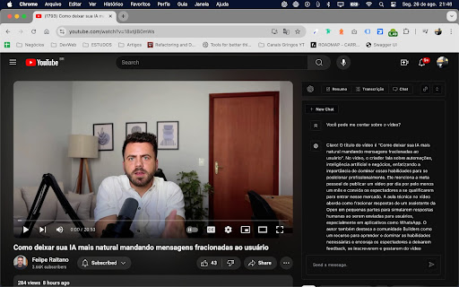 YouTube Chat Extension screenshot