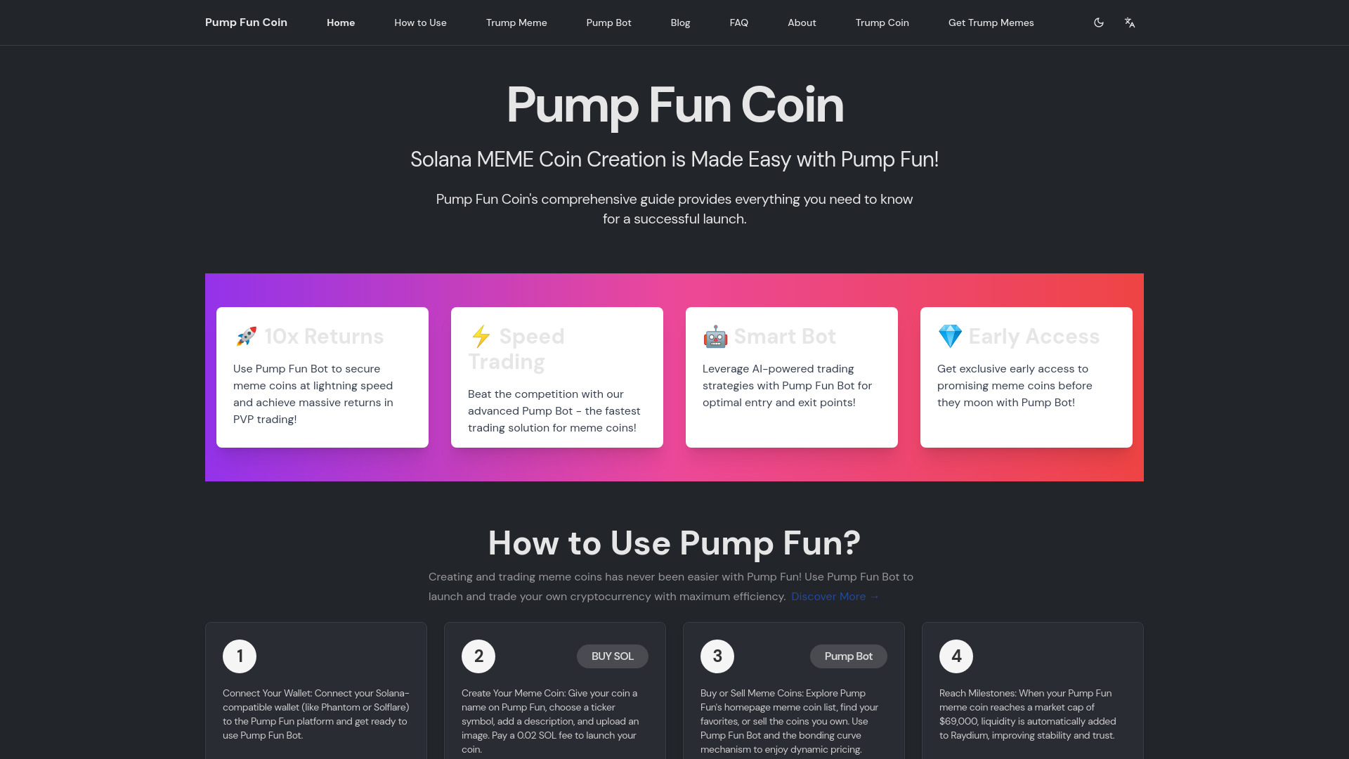 Pump Fun Coin screenshot