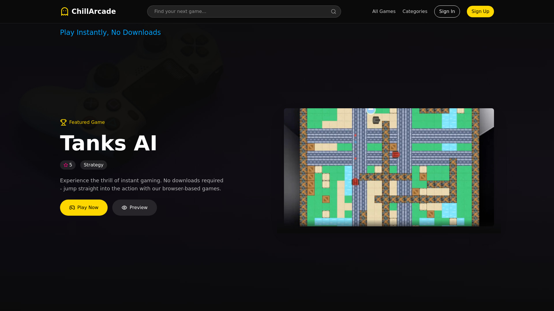 ChillArcade screenshot