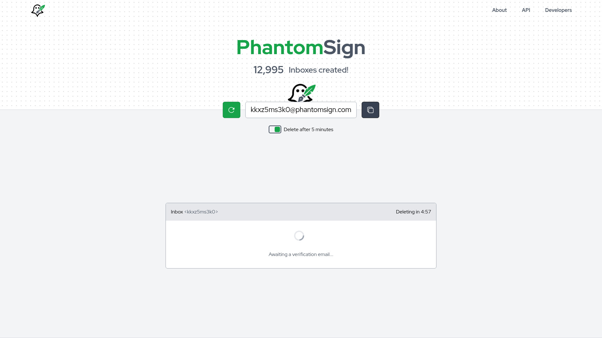 PhantomSign screenshot
