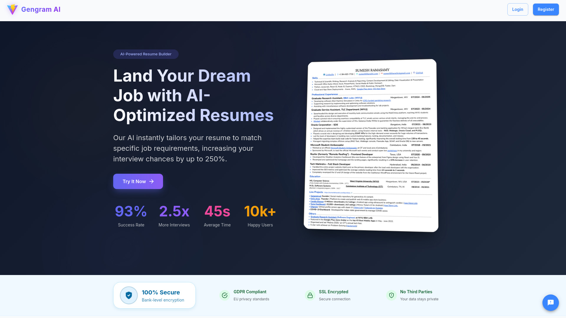 Gengram.ai screenshot