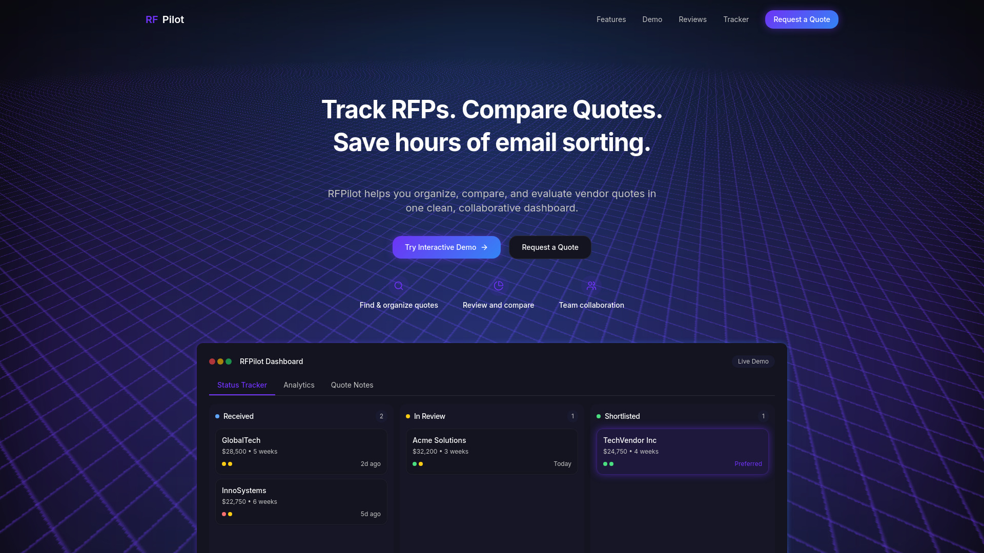 RFPILOT screenshot