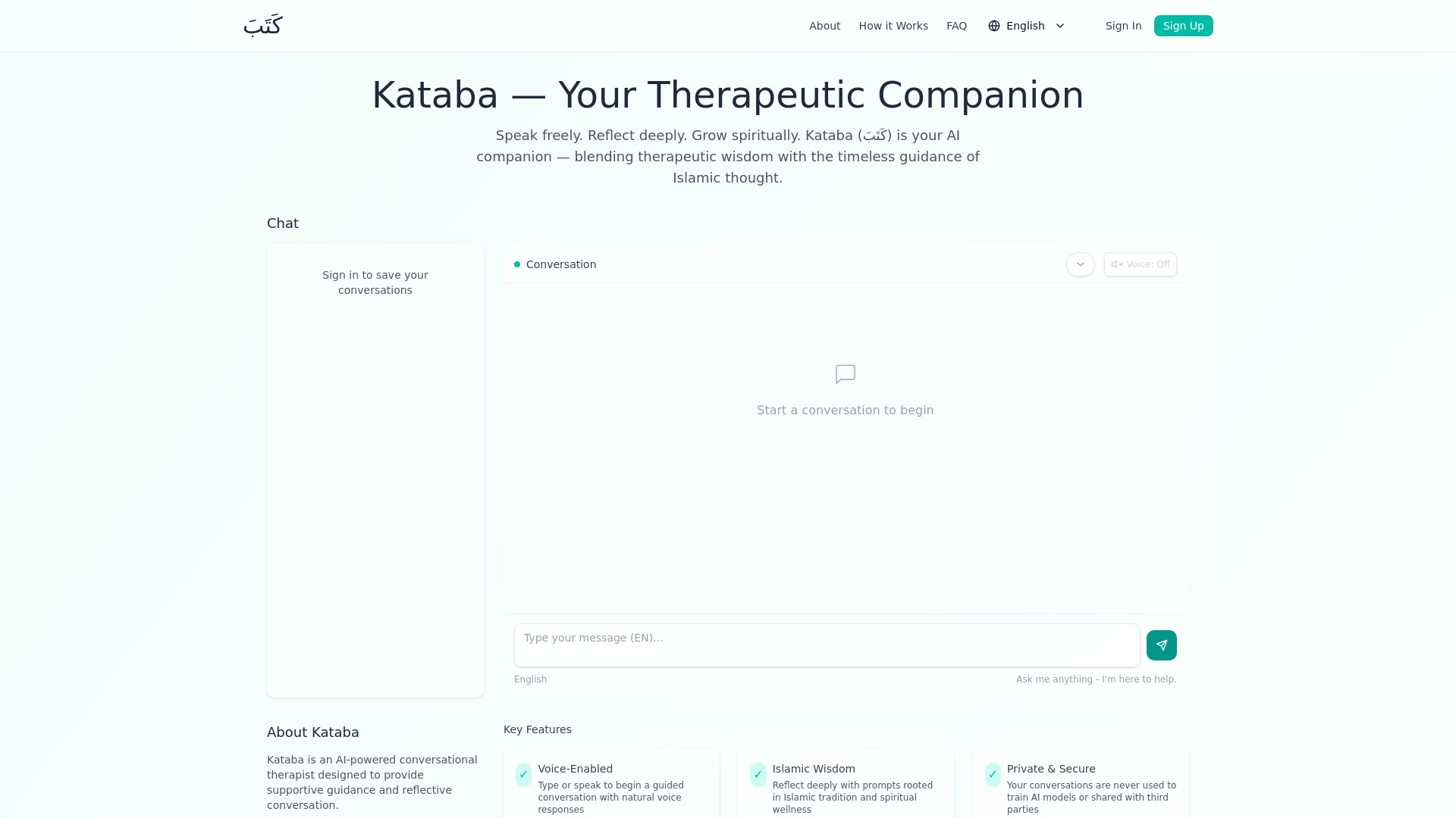 Kataba screenshot