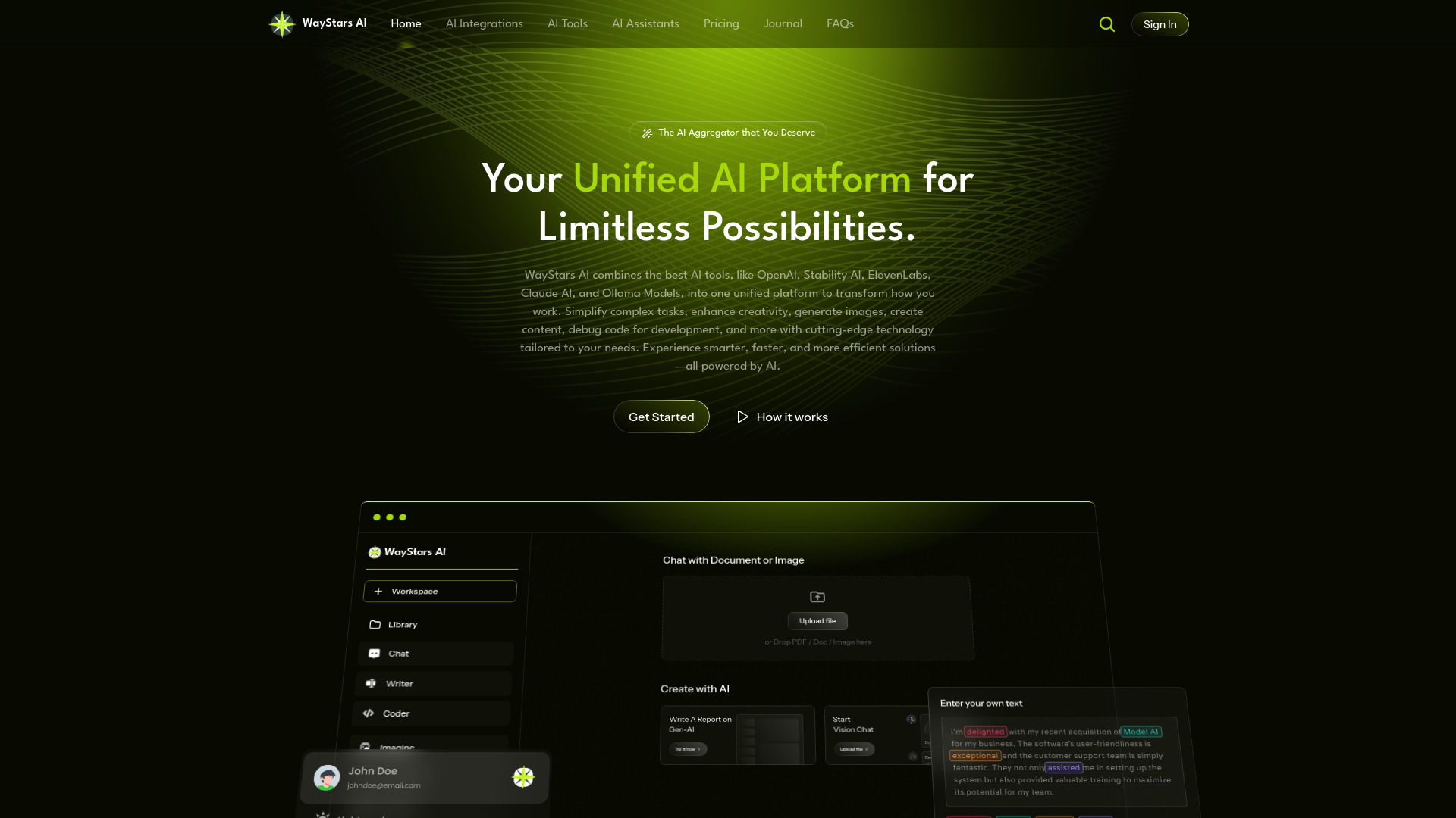 WayStars AI screenshot