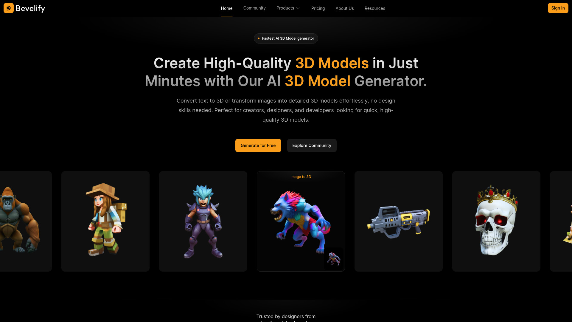 Bevelify screenshot