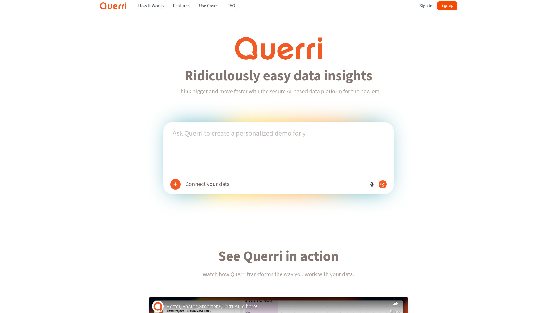 Querri screenshot