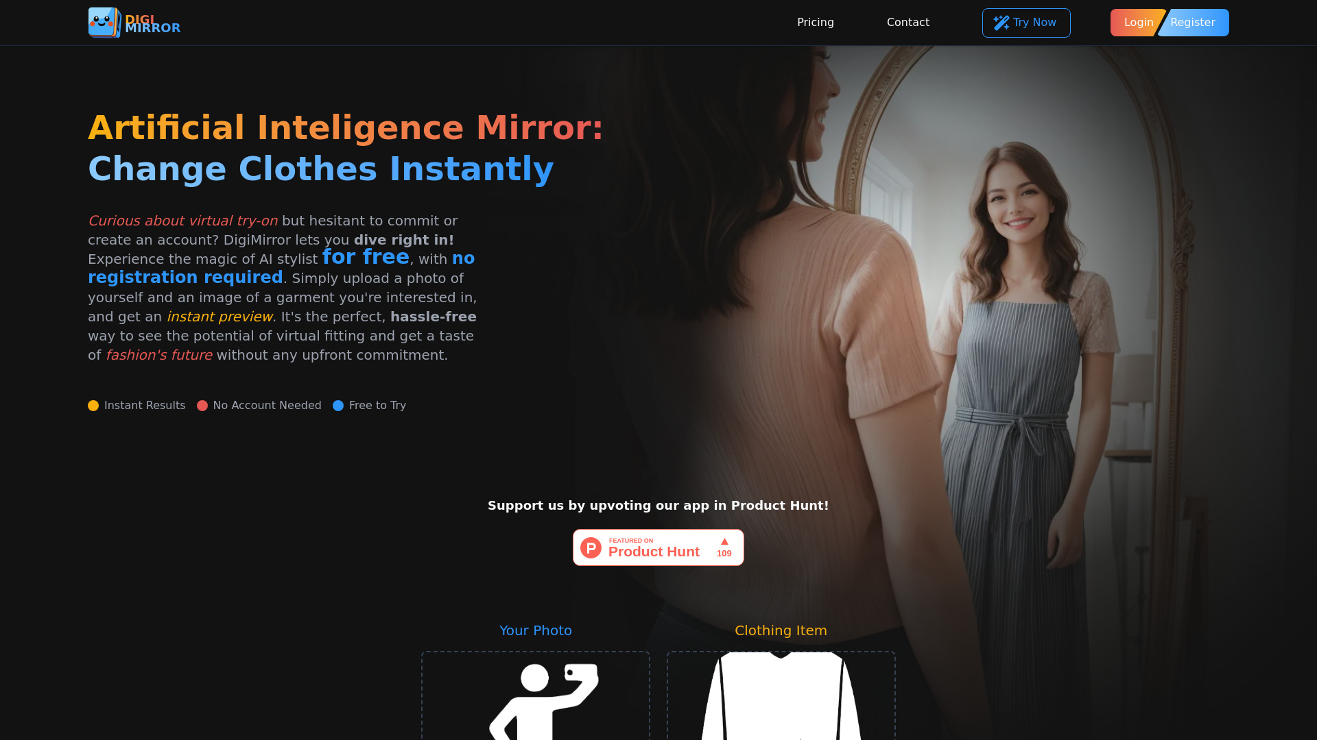 DigiMirror screenshot