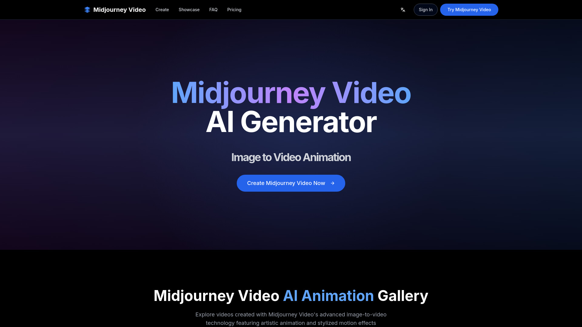 Midjourney Video screenshot