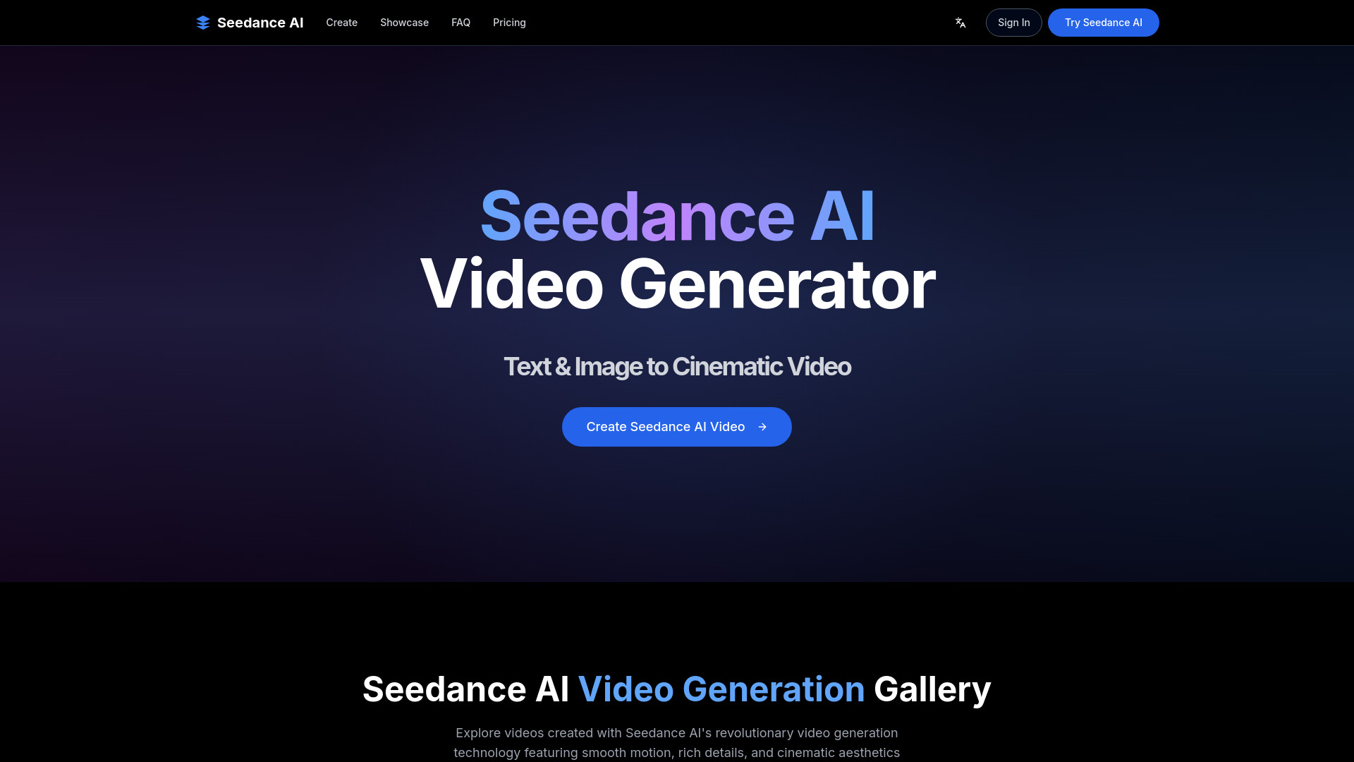 Seedance Ai screenshot