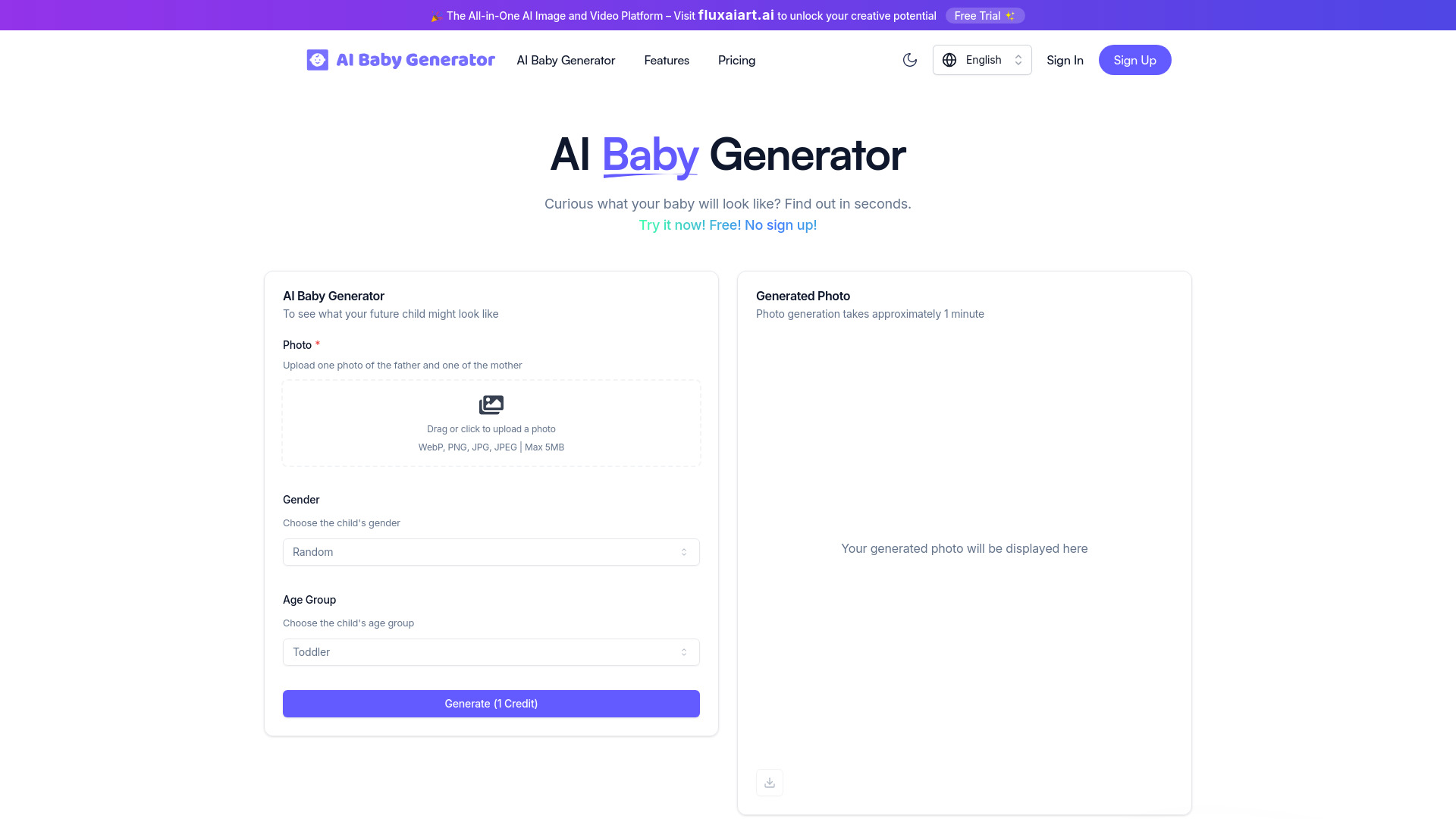 AI Baby Generator screenshot