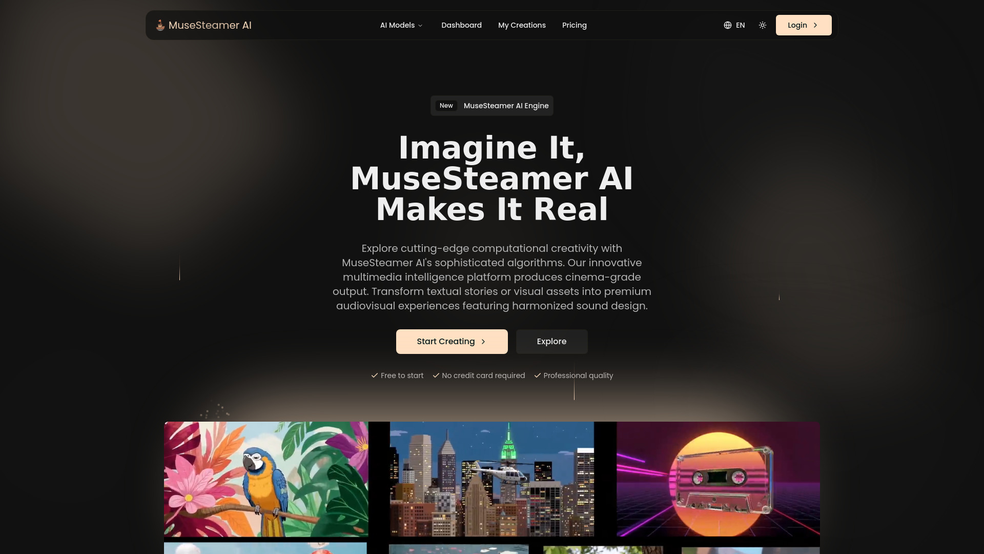 MuseSteamer AI screenshot