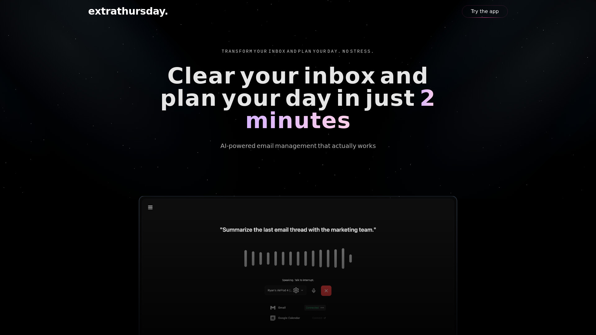 Extra Thursday screenshot