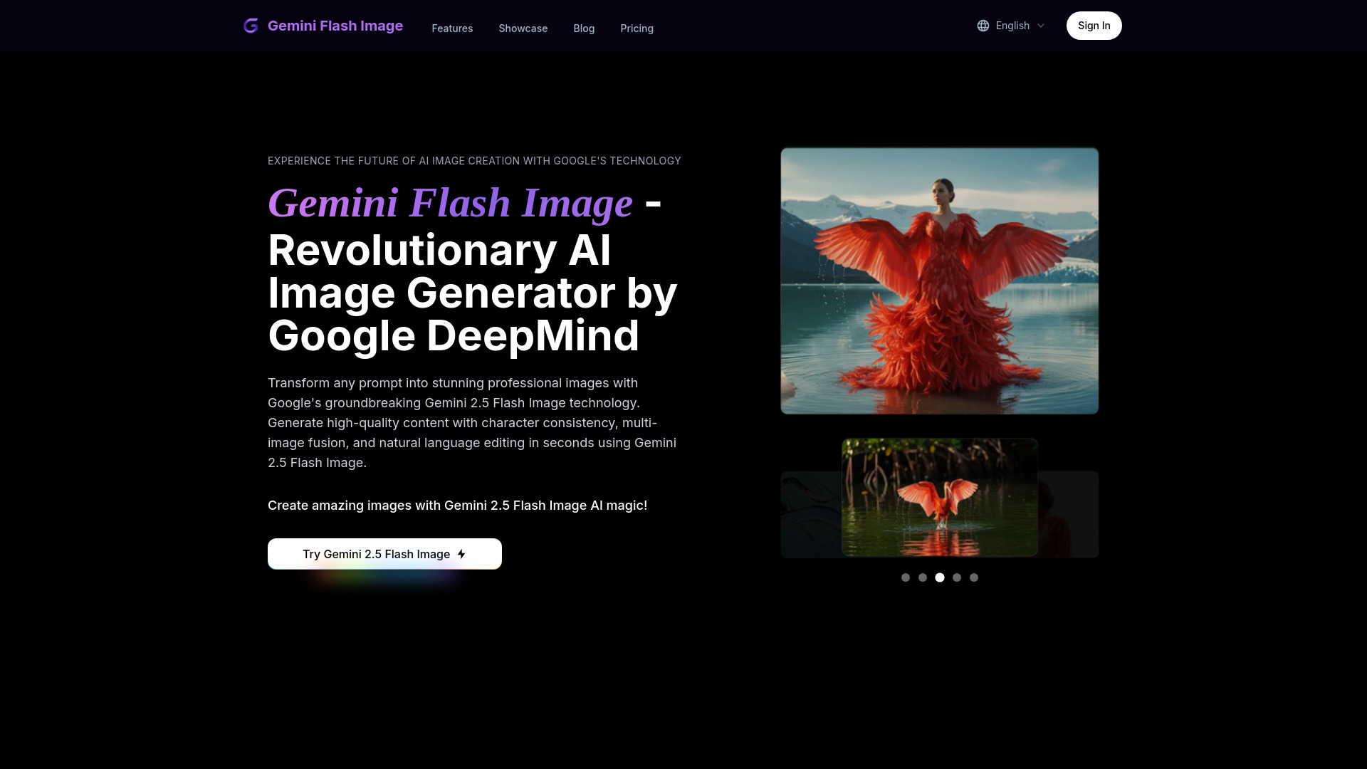 Gemini 2.5 Flash Image screenshot