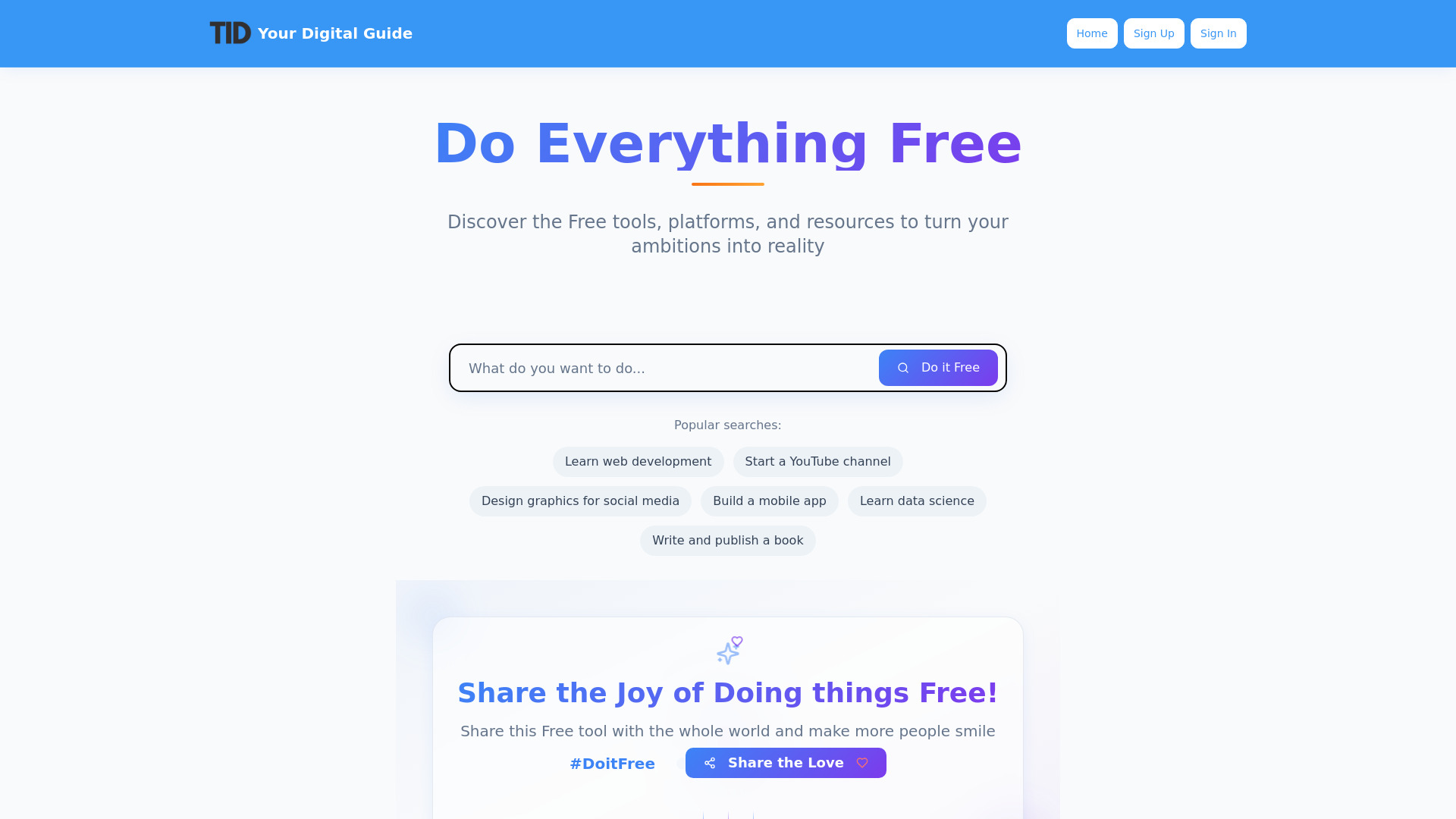 Do it Free AI screenshot