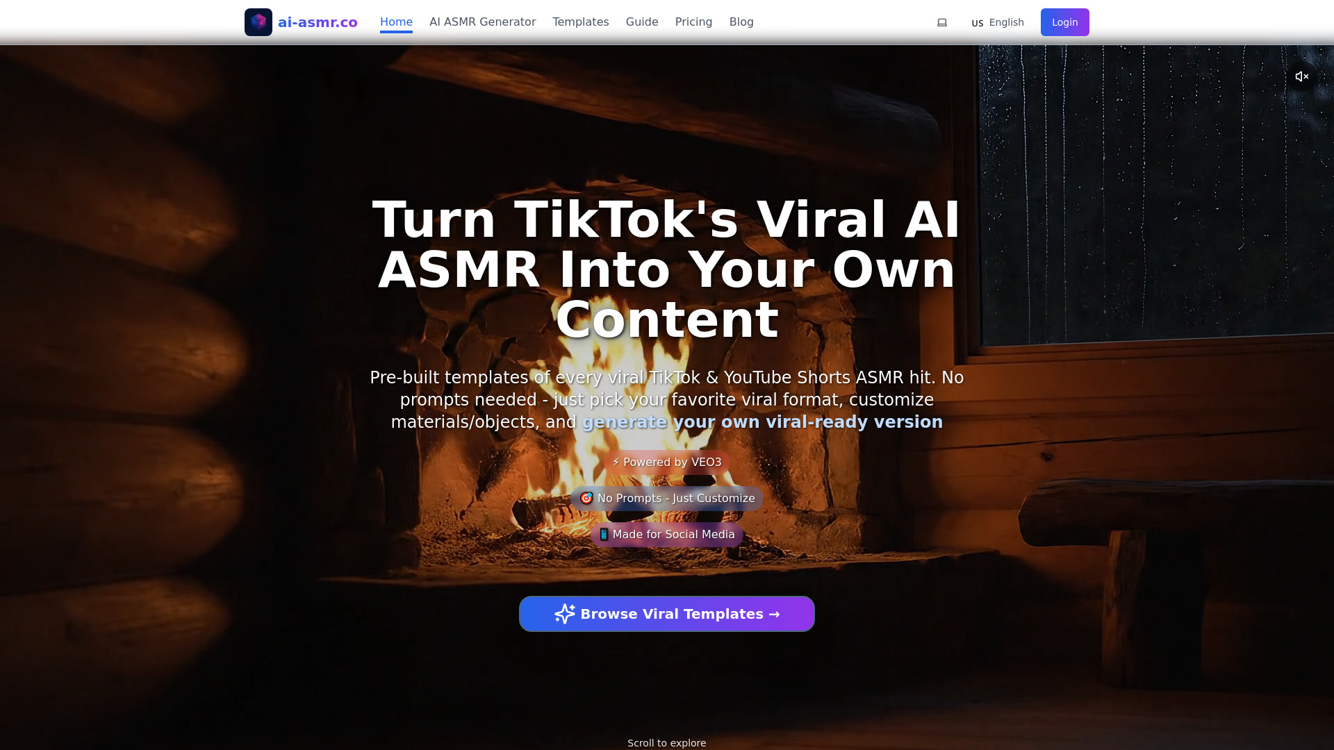 AI ASMR Generator- Create Viral Videos Instantly screenshot