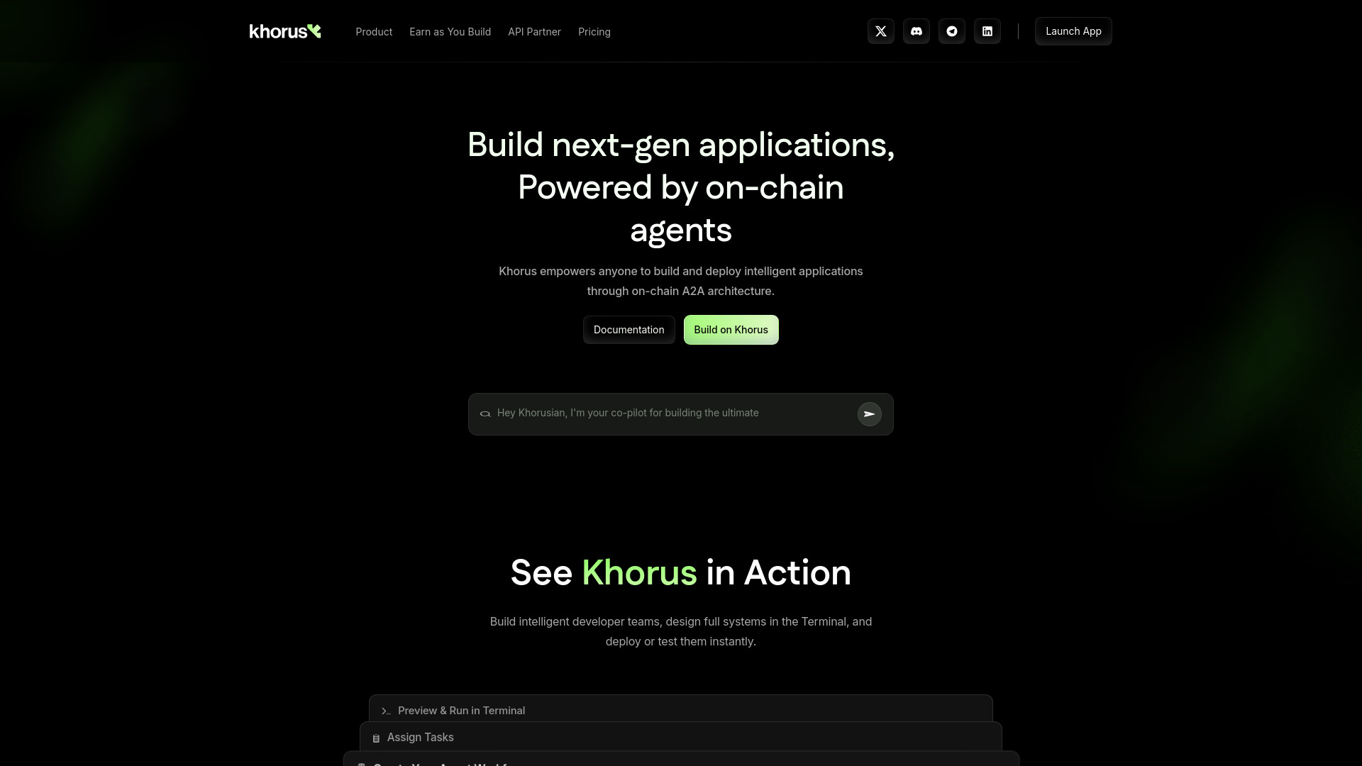 Khorus screenshot