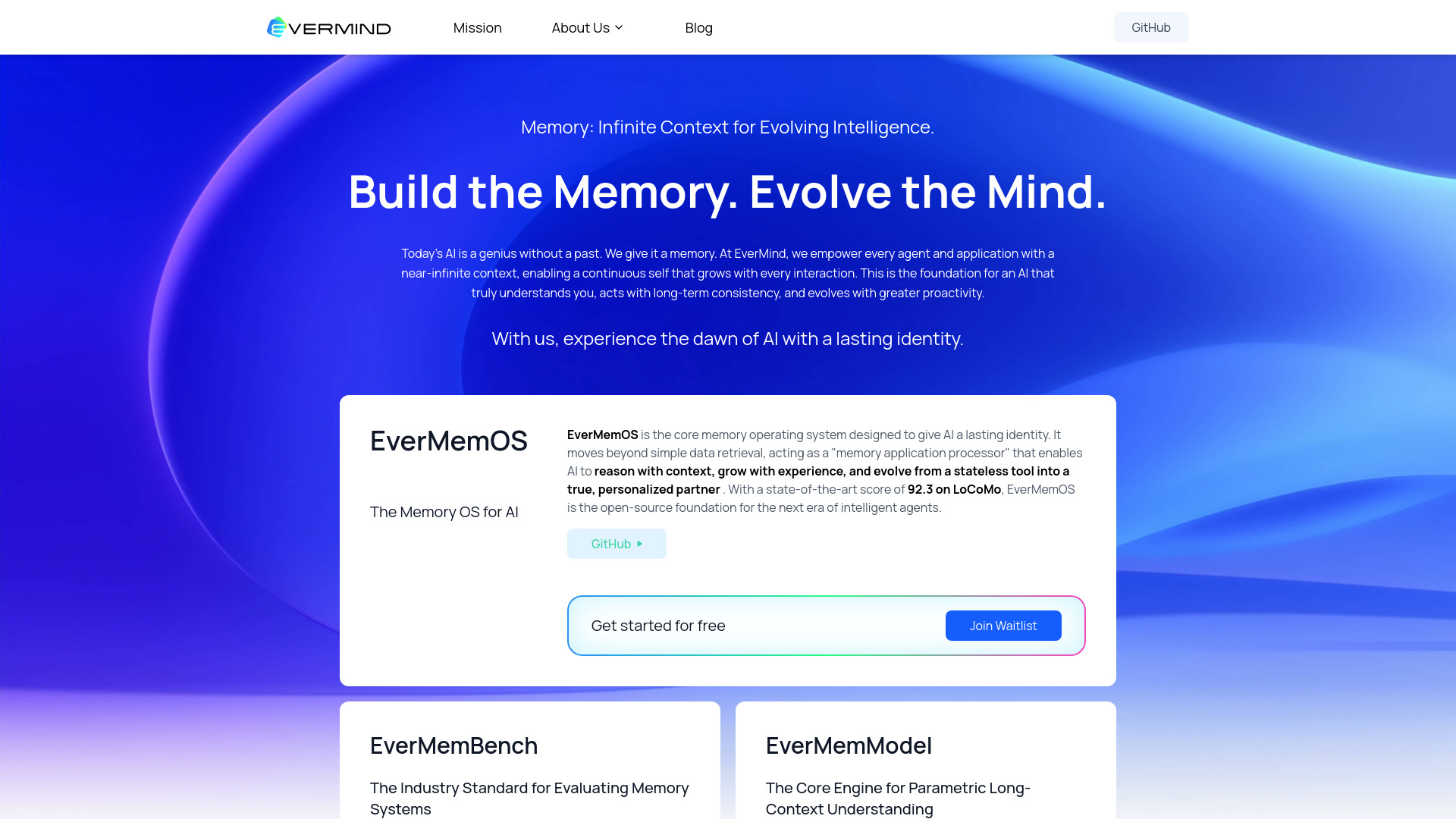 EverMemOS screenshot