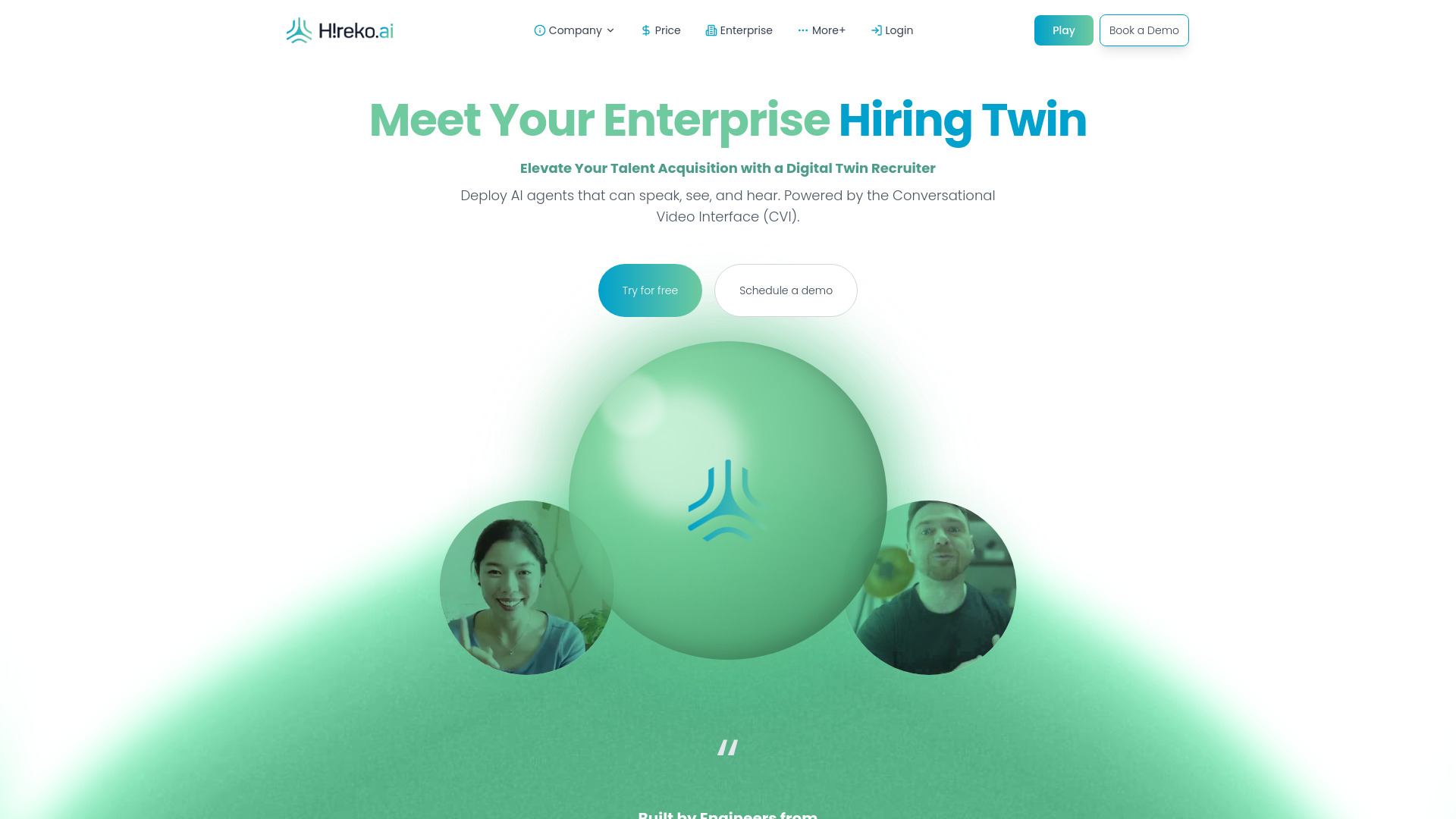 Hireko - AI Powered Interview Platform screenshot