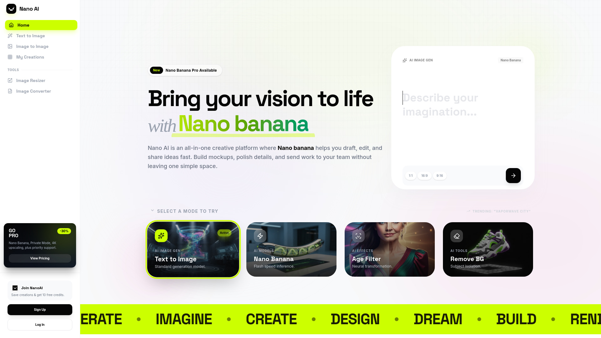 Nano AI screenshot