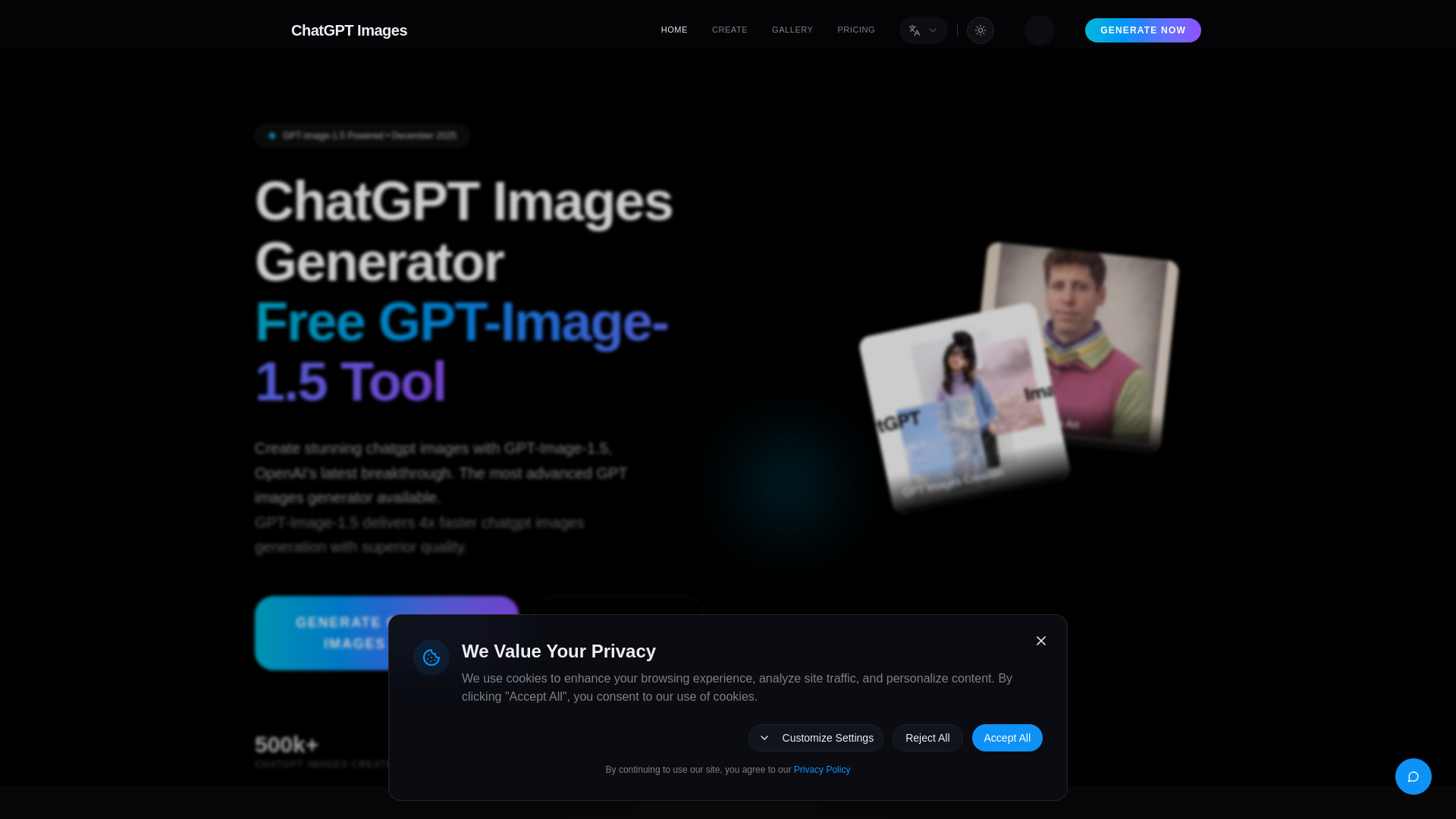 ChatGPT Images screenshot